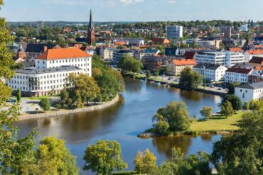 Karlstad från luften