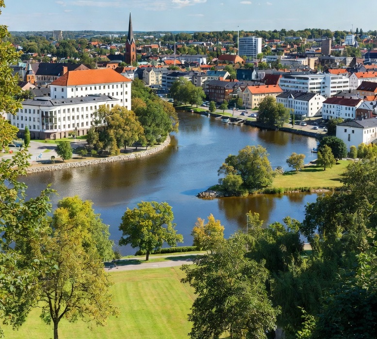 Karlstad från luften